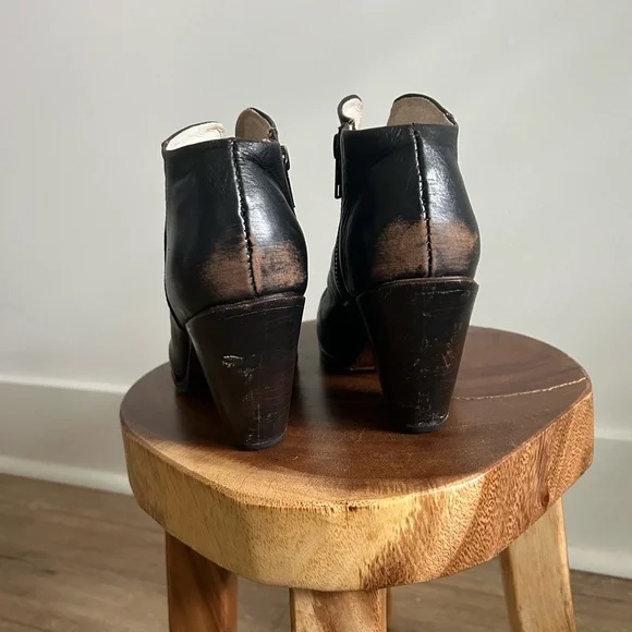 Freebird Detroit Darius Bootie Black Distressed Size 9 - Picture 6 of 7
